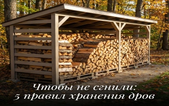 Хранение дров